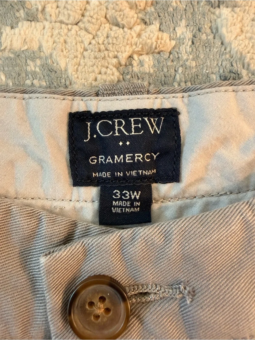 J. Crew Men’s Light Gray Flat Front Cotton Shorts